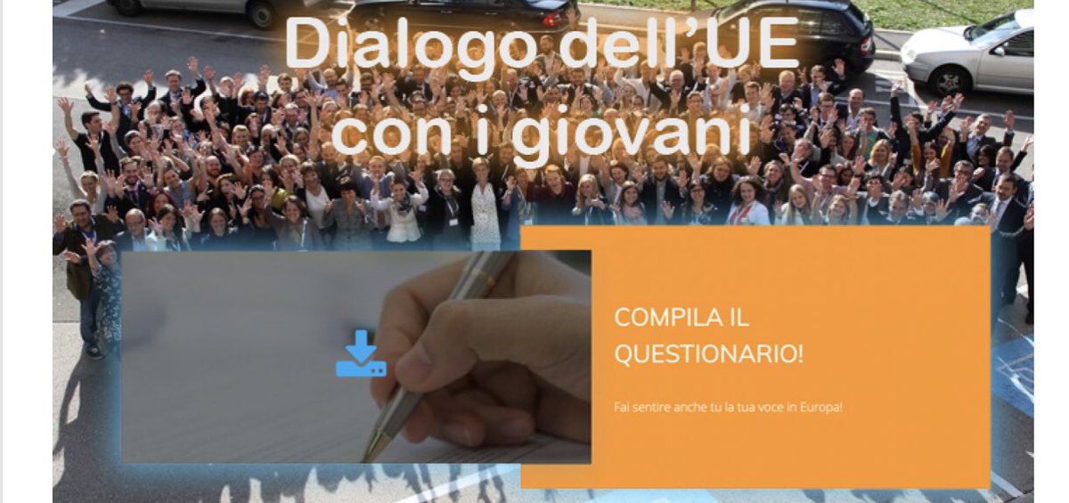 AgenziaGioventu's tweet photo. Creare opportunità per i giovani.
Questa la priorità del VII ciclo di Dialogo dell��UE con i giovani. 

Sai che puoi dare il tuo contributo?
Partecipa alla consultazione, è aperta fino al 13 ottobre!

🔗 https://t.co/9Pi24JlMQj https://t.co/dx9EA0hhJQ