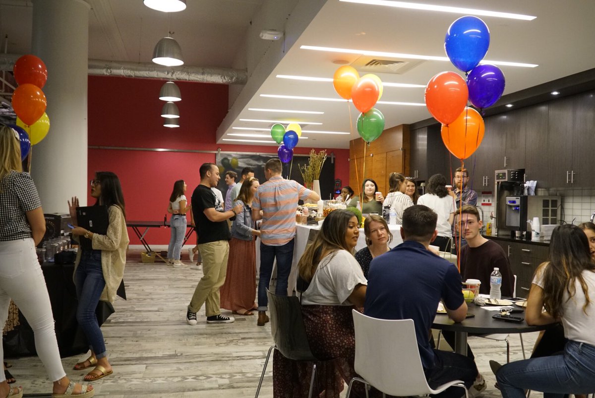 PublicisHealth's tweet photo. Happy #NationalInternDay! We’re celebrating across our offices, follow #internwithpurpose on Instagram to see more. And don’t forget today is the last day to vote for us as a top 100 internship program. Visit https://t.co/tNMzII0dsE and search “Publicis Health!” https://t.co/CiebDvAU2x