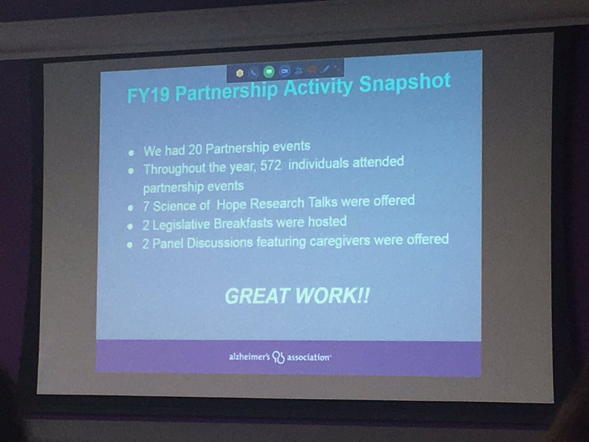 RogersonHouse's tweet photo. Attending the Alzheimer’s Association Partnership Summit today. Celebrating the great work we have done with West Suburban Alzheimer’s Association Partnership this year. @WSAAP2 @alzheimersmanh #EndAlz #dementia #aging https://t.co/3jWzu2Iyzq