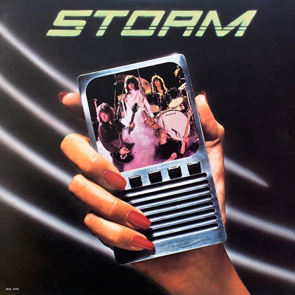 STORM • s/t (MCA, 1979) #debut by obscure act that fuses the styles of ABBA, The Sweet, Queen, & Pat Benatar into a sexy #glamrock #pomprock hybrid. Reissued 2006 on Rock Candy Records CD with bonus tracks of demos. Fun stuff! #RockSolidAlbumADay2019 206/365