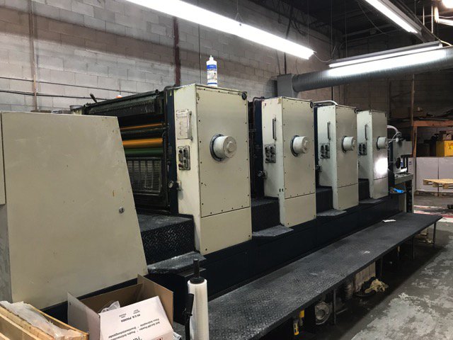 usedpresses's tweet photo. 1986 KOMORI L-440
- PQC
- Komorimatic
- ESS Powder Spray
- Recirculation and Refrigeration
Give us a call for more details! +1 (416) 752-4488
#SheetFed #PPE #UsedPresses #UsedPrinters #UsedMachinery #UsedMachines #Printers #PrintersParts #Bindery #Finishing https://t.co/wPMicHpmxh
