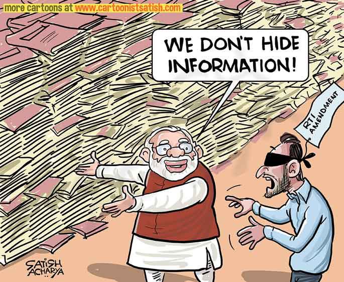 satishacharya's tweet photo. RTI amendment Bill! #RTIAmendmentBill2019 https://t.co/sEOq9A3MLv