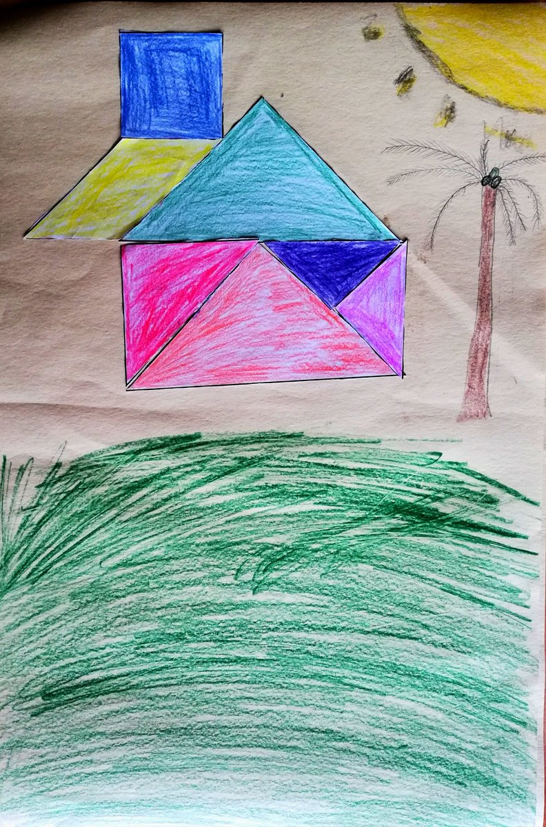 lynnhu2's tweet image. Kudos to my summer students, who learn geometric terms through tangram &amp;amp; then transform the shapes into art!  Great job!!