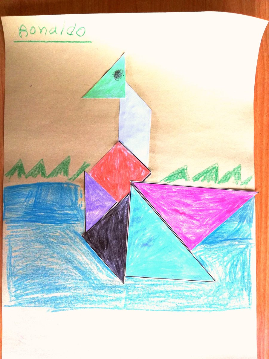 lynnhu2's tweet image. Kudos to my summer students, who learn geometric terms through tangram &amp;amp; then transform the shapes into art!  Great job!!