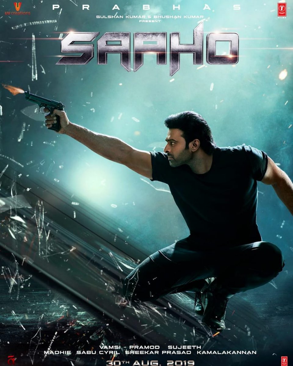 its_Bomma's tweet photo. Get ready for the action like  never before #Saaho in cinema
 30th August 2019 Indian Begest Action Movie ✌️ #Prabhas @ShraddhaKapoor  @sujeethsign  30 ఆగస్టు కాలుద్దం ఆపఢీదాక  Twitter Be Yeleddam https://t.co/9wWF2cZFKv