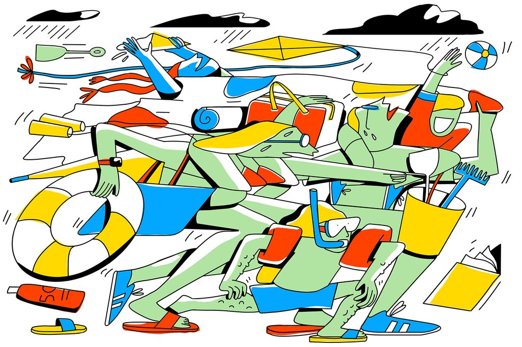 2DMManagement's tweet photo. Elena Xausa's illustration for a @NYTParenting article on how to enjoy the summer with your kids

#ElenaXausa #illustrations #editorialillustration #nytimes #nytparenting #kids 

https://t.co/fgZl1TFGVp https://t.co/ggwVmIzFyA