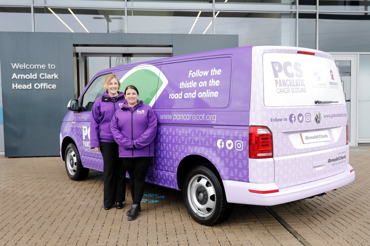 pancanscot's tweet photo. #MondayMotivation We are grateful to our friends Arnold Clark Car & Van Rental who help PCS raise awareness of #PancreaticCancer with our Purple #PanCanVan.
Thank you for your ongoing incredible support.
#TOGETHERwecanmakeadifference π https://t.co/eIB6hznP0f