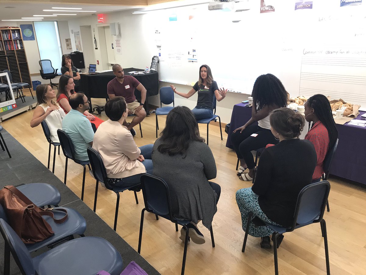edcampNYC's tweet photo. We ❤️ seeing teachers learning with and from each other! Here is a link to our session board for today’s conversations: https://t.co/eOIWVw7gmO #edcampnyc #edtech #edchat #pdchat https://t.co/1vWuHq6KB4