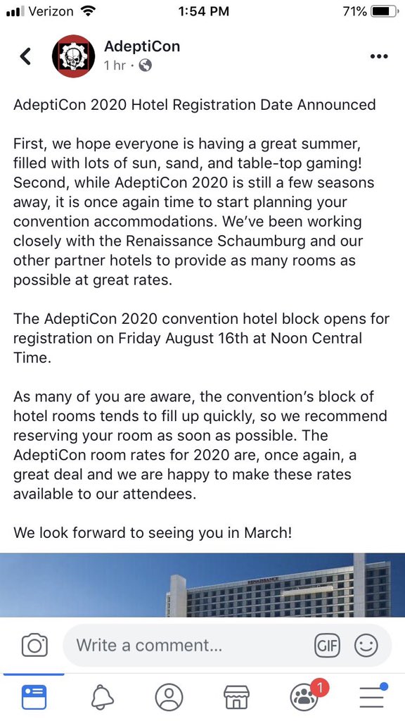 Acon_Infinity's tweet image. Room block for @AdeptiCon 2020 will be opening soon!