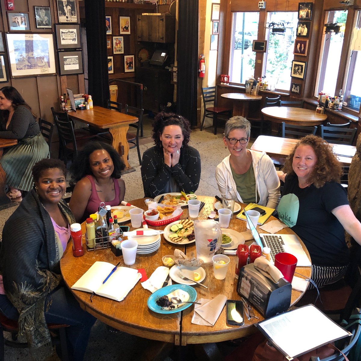 ImpulseRep's tweet photo. Company meeting gearing up for #IRCPurgatorio20!
#theatre #theater #smallnonprofit #arts #Atlanta #artsinatlanta #bitchesgetstuffdone @karacantrell https://t.co/cOQZ7fVBOd