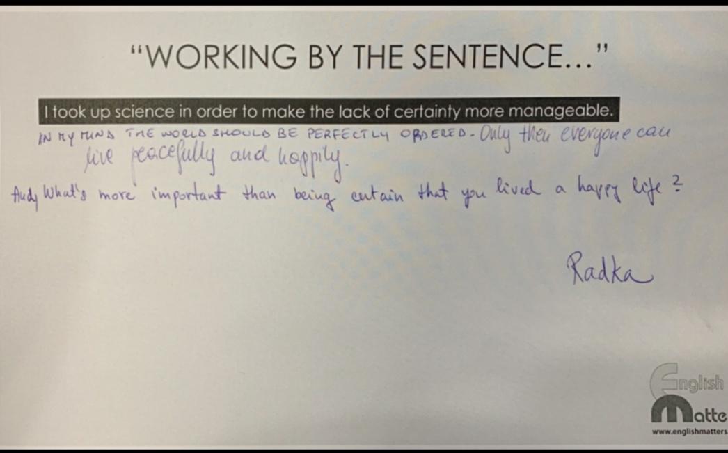 IESPabloDiez's tweet photo. One example of the beautiful texts we created today through a collaborative writing activity in @EnglishMattersE course in @tcddublin thanks to #ErasmusPlus #HelpandLearn #KA101 using the John Banville writing technique.Enjoying and learning a lot #Euroenvironments #Euroentornos https://t.co/QnocetmbaZ