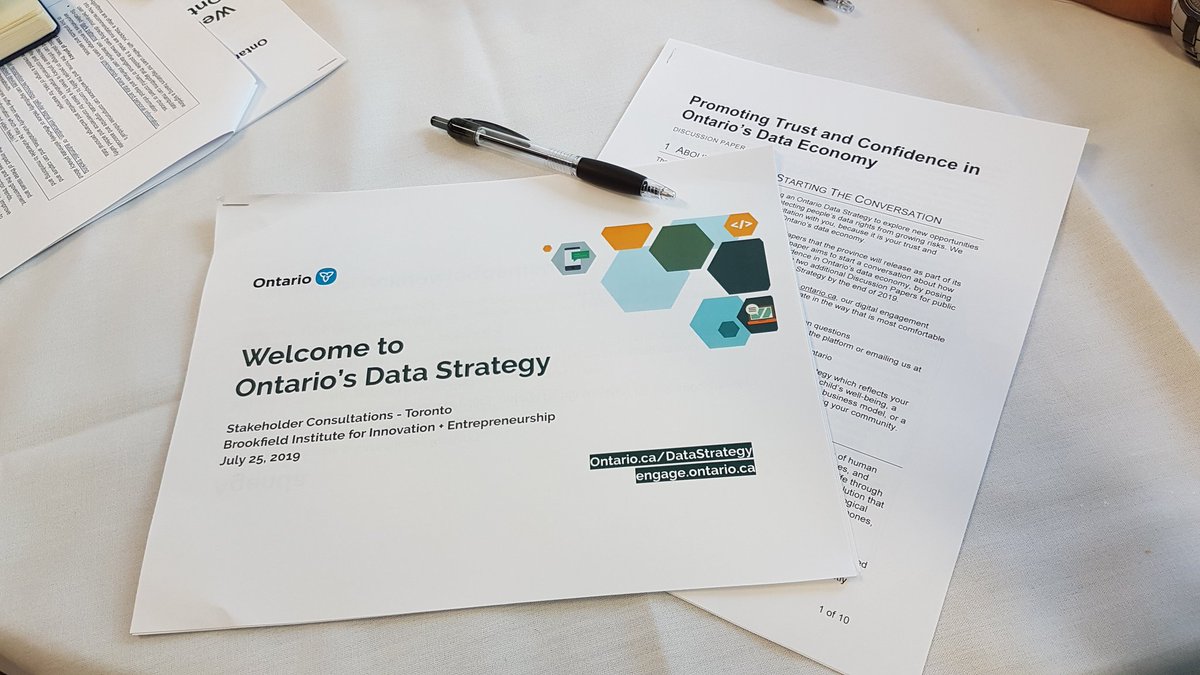 Smart_Bail's tweet photo. Fruitful consultation this morning on @Ontario's data strategy with the Ontario Digital Service. Opening up criminal justice data (and bail system data in particular) will make the system better for all Ontarians.

Thanks for organizing &amp; hosting @BrookfieldIIE. https://t.co/xd1Zi7NrWd