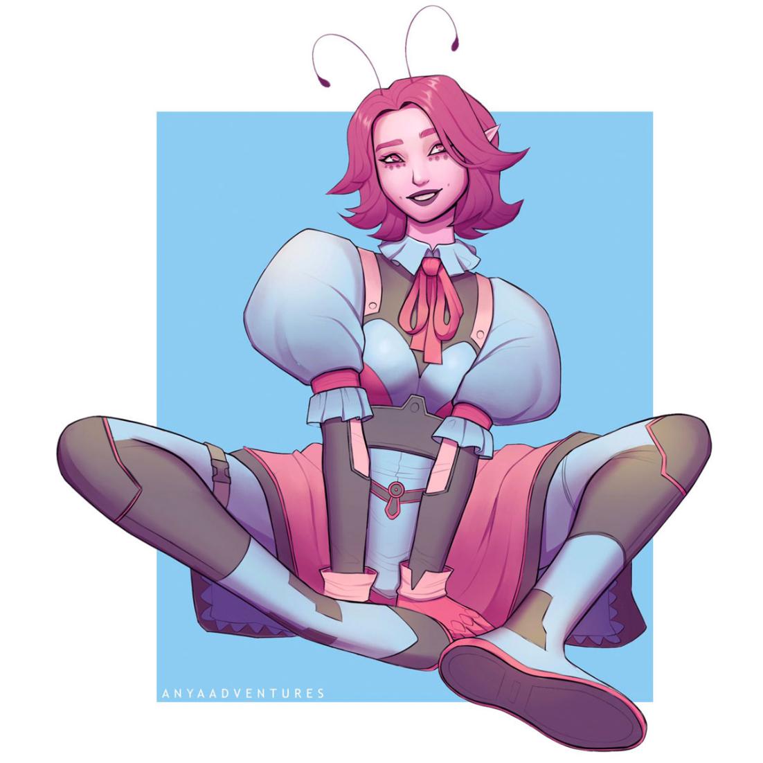TemerityComic's tweet photo. Another guest art dump! It's been wonderful to see other artists take on our characters. @anadiachan @anyaadventures @delphina2k

 https://t.co/5LmTPLLPT0 
#temerity #temerityComic #guestart #naia #taeru #comic  #art #artist #drawing #artwork #digitalart #illustration #cute https://t.co/wQICnTZnJy