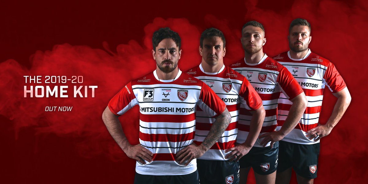 gloucesterrugby's tweet photo. 🍒 In love with our @OxenSportsUK 2019-20 Home Shirt already? Get kitted out ready for the new season now! #CreateNewHistory. Check out the online store now 👉 https://t.co/jpR9AZ3op0 https://t.co/3bxfcT7Txv