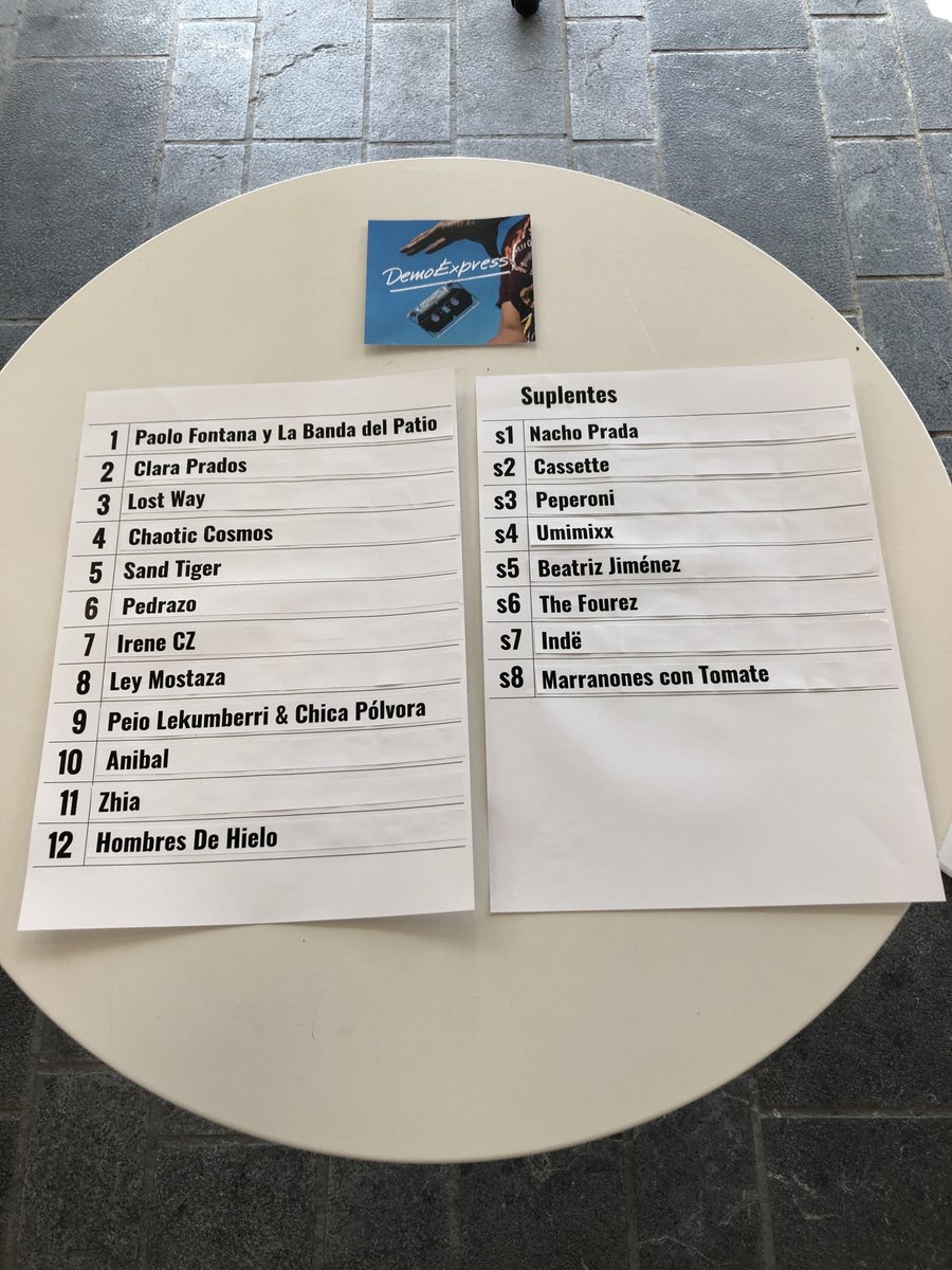 ejovensurVA's tweet photo. Os dejamos aquí el resultado de la selección de los 12 grupos que van a participar este año en nuestro concurso #DemoExpress.
Mucha suerte a todos ellos! https://t.co/Wm36Q3ssPo