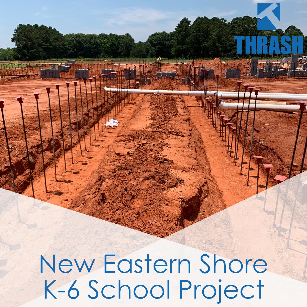 New #ThrashProject - Construction has started for the New Eastern Shore K-6 School project in Daphne, Alabama.
See more details here - ow.ly/V8v150vbCn6

#thrashco #thrashcommercial #thrashcommercialcontractors #neweasternshorek6school #construction