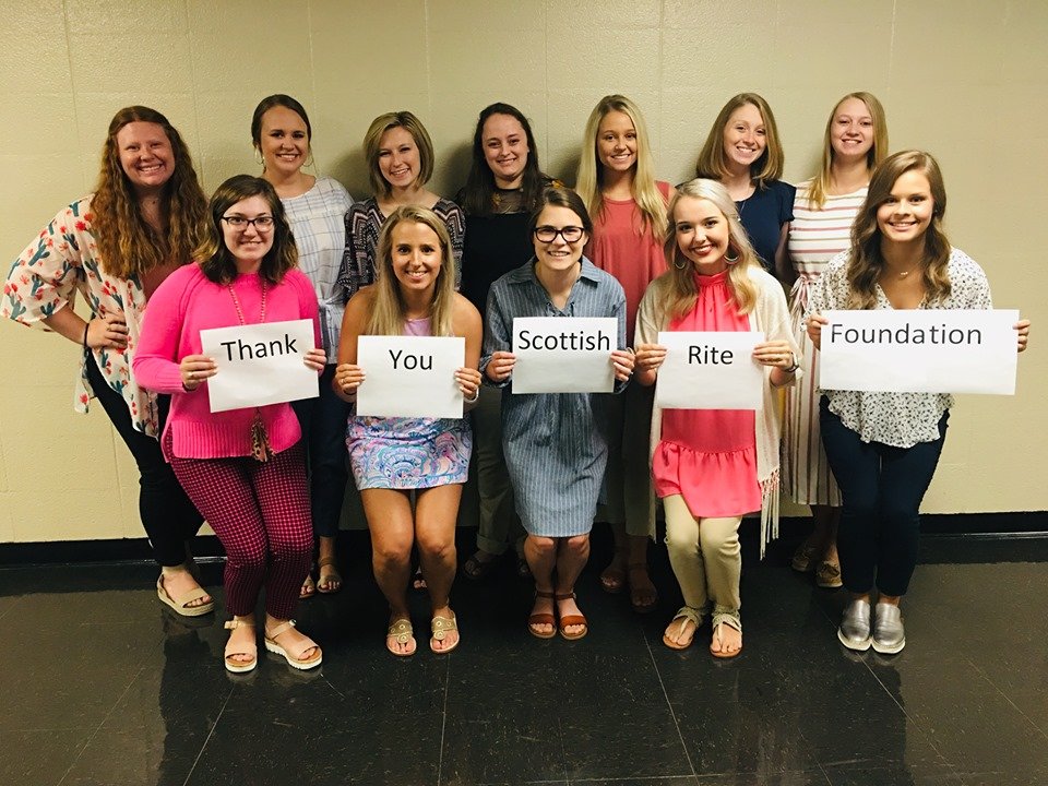 EKU_CSD's tweet photo. Thank you to @TheScottishRite KY for its continued support of our students! They recently provided #EKU’s #EKUSLP CD grad program with over $50,000 in scholarships. Since 2006, #ScottishRite has donated over $450,000 to future speech-language pathologists! #SLP2B #EKUprograms https://t.co/WZV37arjoz