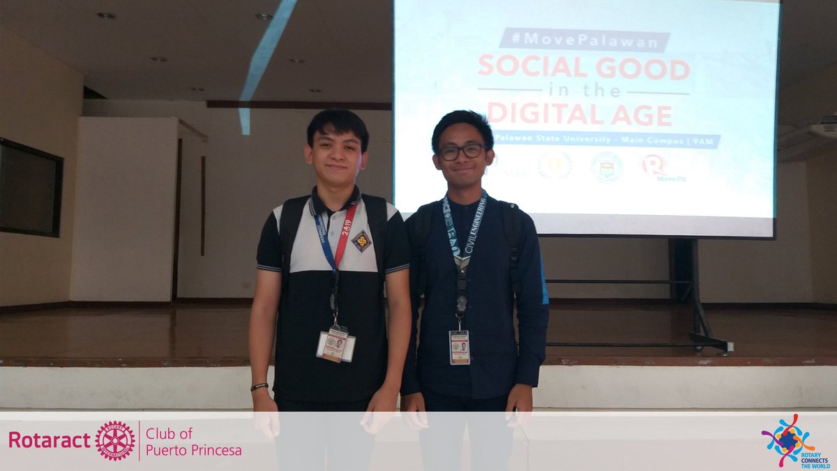 racprincesa's tweet photo. "Be sharers of truth, be guardians of truth"
- Miriam Grace Go, News Editor, Rappler

RACPP representative, John Carlo H. Tibayan participated in the forum "Social Good in the Digital Age" at Performing Arts Center, Palawan State University, July 25. https://t.co/cCyurJf9t5