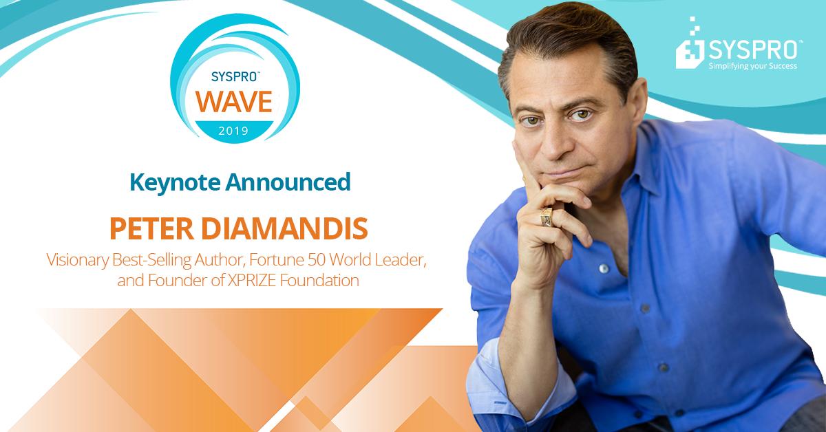SYSPROAmericas's tweet photo. .@PeterDiamandis is many things: entrepreneur, founder of the XPRIZE Foundation & Singularity University, best-selling author, and Keynote Speaker at #SYSPROwave 2019. Hear him speak about how you can use #Innovation and #Purpose to build a better future: https://t.co/oqJFYP4wZk https://t.co/6whFIeupWf
