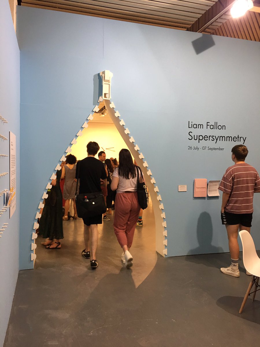AlisonMc_F's tweet photo. So pleased to be at launch of Liam Fallon: Supersymmetry @the_turnpike tonight, Liam’s first solo exhibition, curated by @M_Retallick lucky to have this amazing exhibition in #Leigh extra bonus to see @AL00100110AL @Helenstalker3 @PaulACostello1 Get along its on until 7 Sept 👇 https://t.co/0e2bIBR3DP