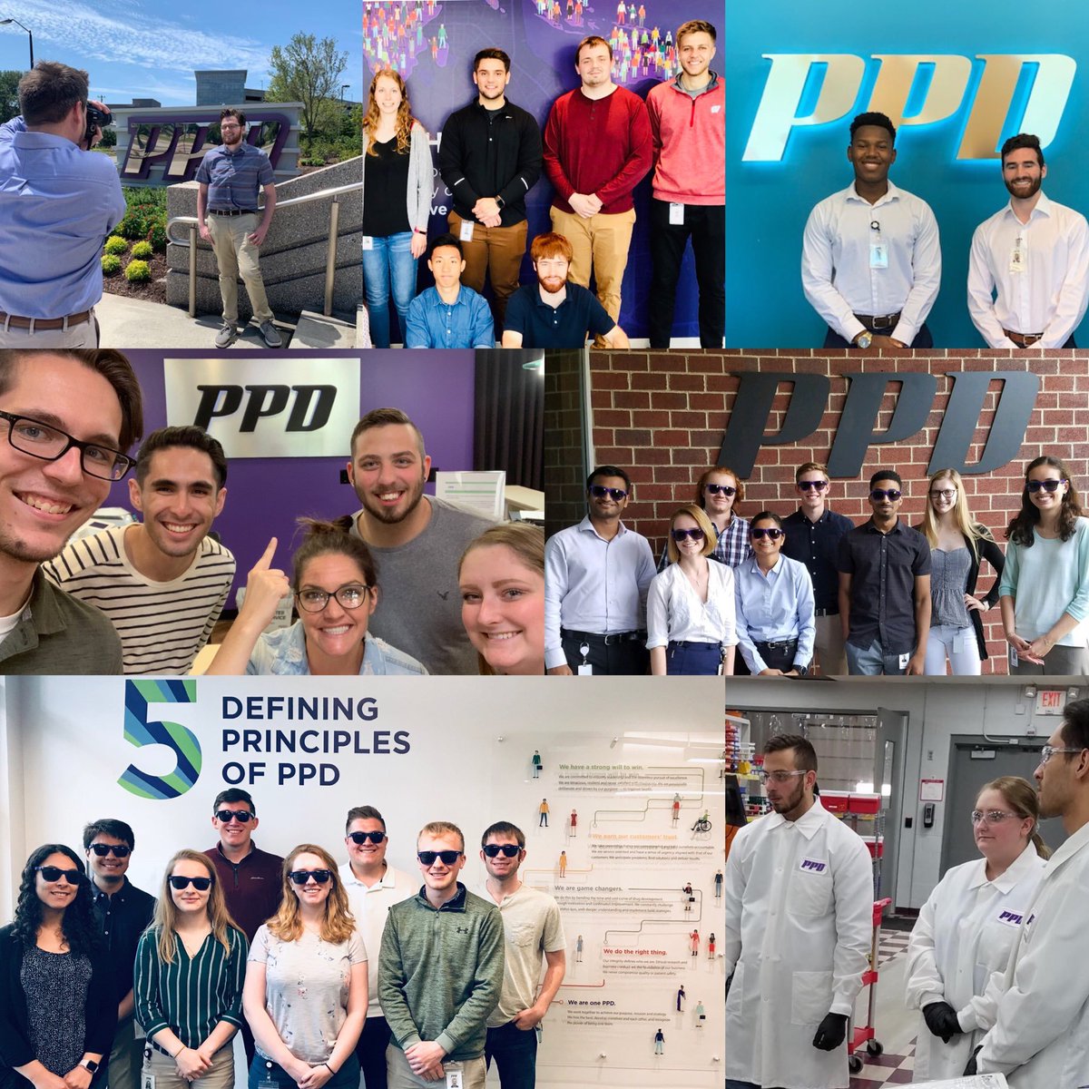 PPDCareers's tweet photo. Happy National Intern Day to the interns @PPDCRO! We appreciate the dedication and fun you bring to PPD, and today we celebrate you! 🎉🎉🎉 Pictured are our fantastic summer 2019 interns based across the U.S. #ppdcareers #nationalinternday #ppdinterns https://t.co/V5OMqLsAU7
