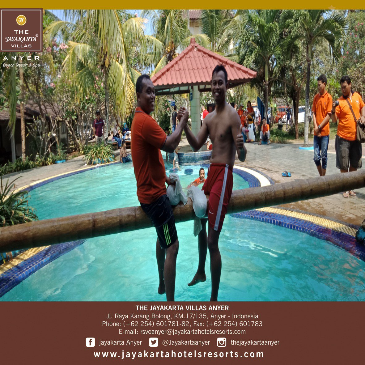 jayakartaanyer's tweet photo. Segera check in sekarang dan dapatkan discount menariknya.
Well located & friendly hotels
#jayakartahotelsresorts
#thejayakartavillasanyer
#jayakartaclub
#hotelpromotion
#pantaianyer
#hotelanyer
#guestactivity https://t.co/Z96i6Naihp