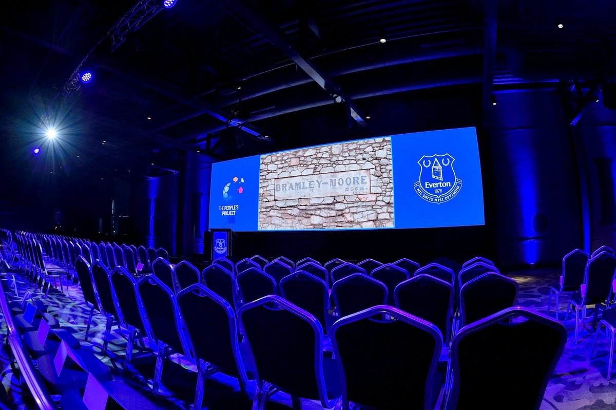 🏟| We'll be showing our plans for a new stadium at Bramley-Moore Dock and a legacy project at Goodison Park later this evening.