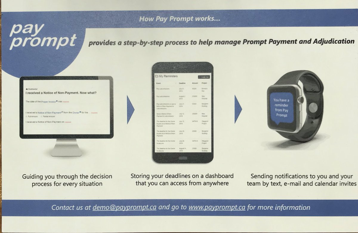 paypromptcanada's tweet photo. How we work! Fresh off the press!! #payprompt https://t.co/MnZZJr4TE3