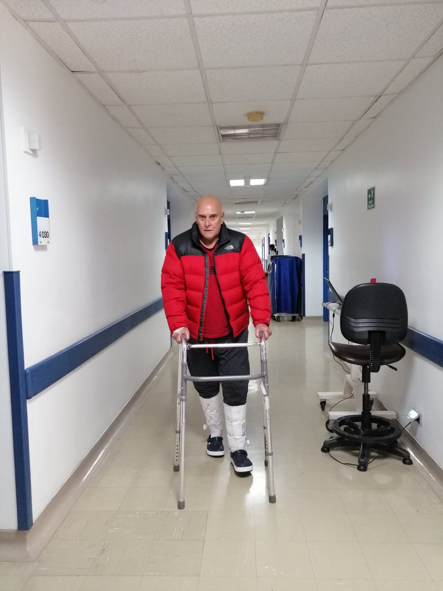 JorgeCao2's tweet photo. Aquí voy aprendiendo a caminar con cadera nueva https://t.co/U0Ho70Vqha