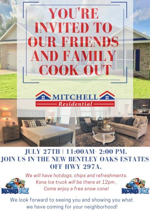 Join us for our Friends &amp; Family Cookout in Cantonment, FL on Saturday, July 27th!

#Friends #Family #Fun #Cantonment #Florida