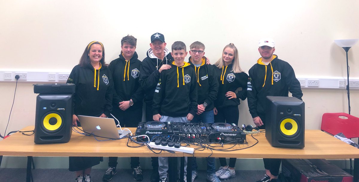 Our More Volume EastSide group got some one-to-one tuition from the one and only @mickymodelle last week ahead of their all ages DJ event next Thursday in CS Lewis Square. Tickets from: eastsidearts.net/event/more-vol…