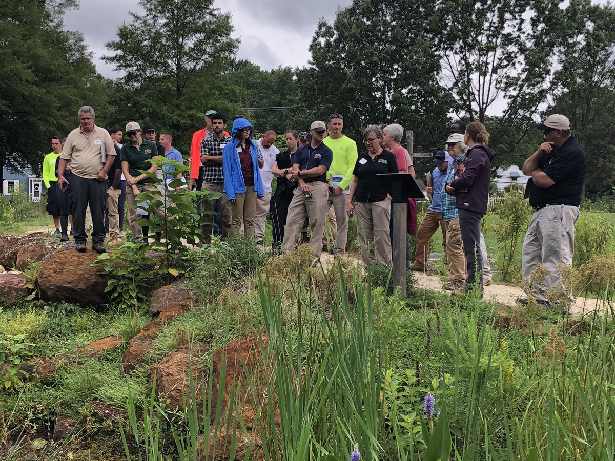 CBLP Level 1 candidates touring stormwater practices in Annapolis this week.  Two classes remain in our summer session. #cblpro #getcertified