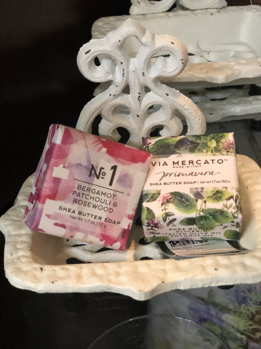 Have you every seen anything “soap” precious!? Easily add a pop of color and a delicious scent to your powder room, or give these to a friend or hostess as a sweet gift. Only at Southern Roots at Reclaimed. 💕🧼