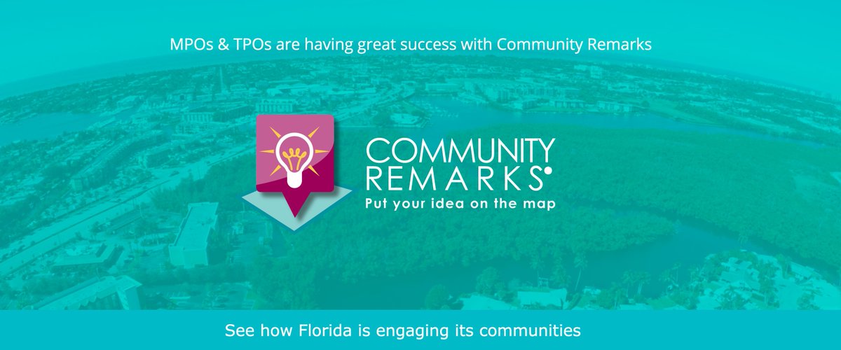 placevision's tweet photo. See how MPOs in Florida are engaging their residents on transportation projects https://t.co/nTfdwekPDT https://t.co/fnZTayInaG