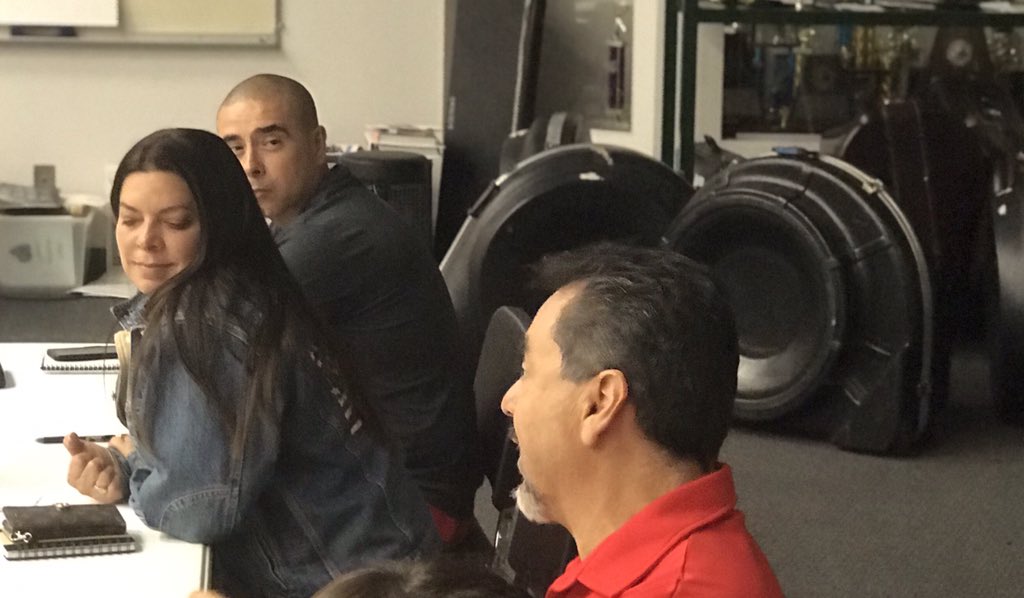 JNunn_ADM's tweet photo. The #TeamSISD Health teachers engaged in round-table discussions during todayโs job-a-like training at Montwood High School. https://t.co/D7uq9X9I3h