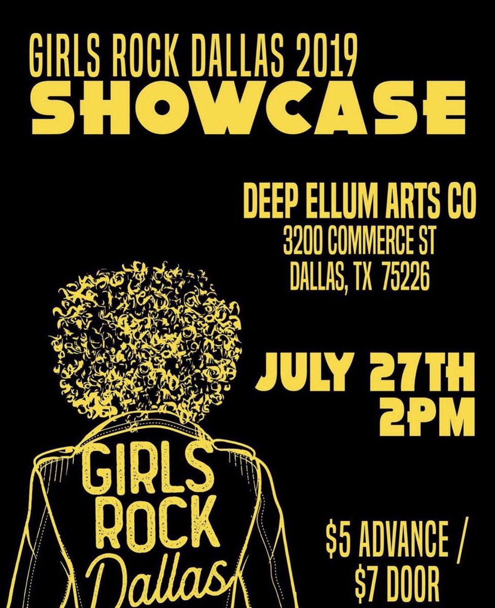 The_HighMoons's tweet photo. Come out and support the future rockers of @GirlsRockDallas THIS SATURDAY https://t.co/MWZl4ljMKK
