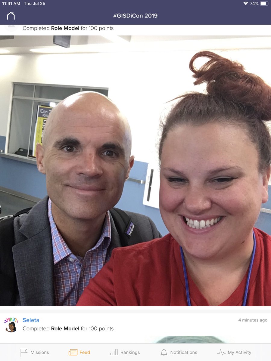 GrctcC's tweet photo. @mradamwelcome and I at #gisdicon https://t.co/BNThYQ7xT7