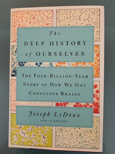First copy of “The Deep History of Orselves:The Four-Billion Year Story of How We Got Conscious Brains.” Out Aug 27.