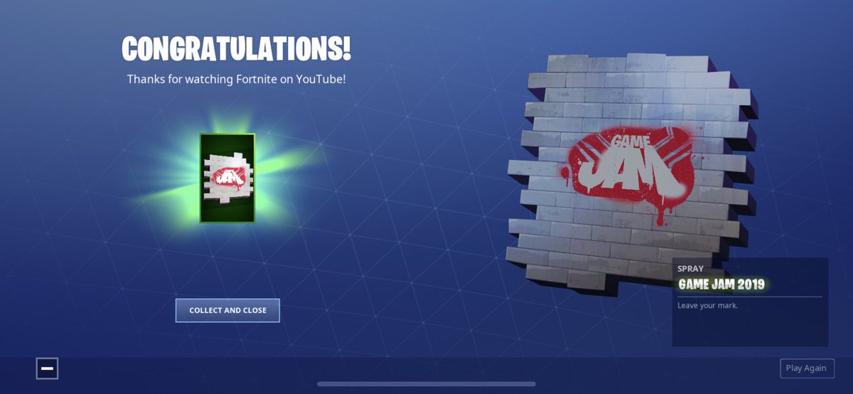 Fortnite News On Twitter You Can Now Unlock The Game Jam 2019 Spray For Watching Fortnite In Youtube I Watched Less Than 5 Minutes Of The Livestream And It Unlocked The Fortnite 5 Minute Game Play Twitter Fortnite 5 Minute Game Play Twitter Fortnite News On Twitter You Can Now Unlock The Game Jam 2019 Spray For Watching Fortnite In Youtube I Watched Less Than 5 Minutes Of The Livestream And It Unlocked The
