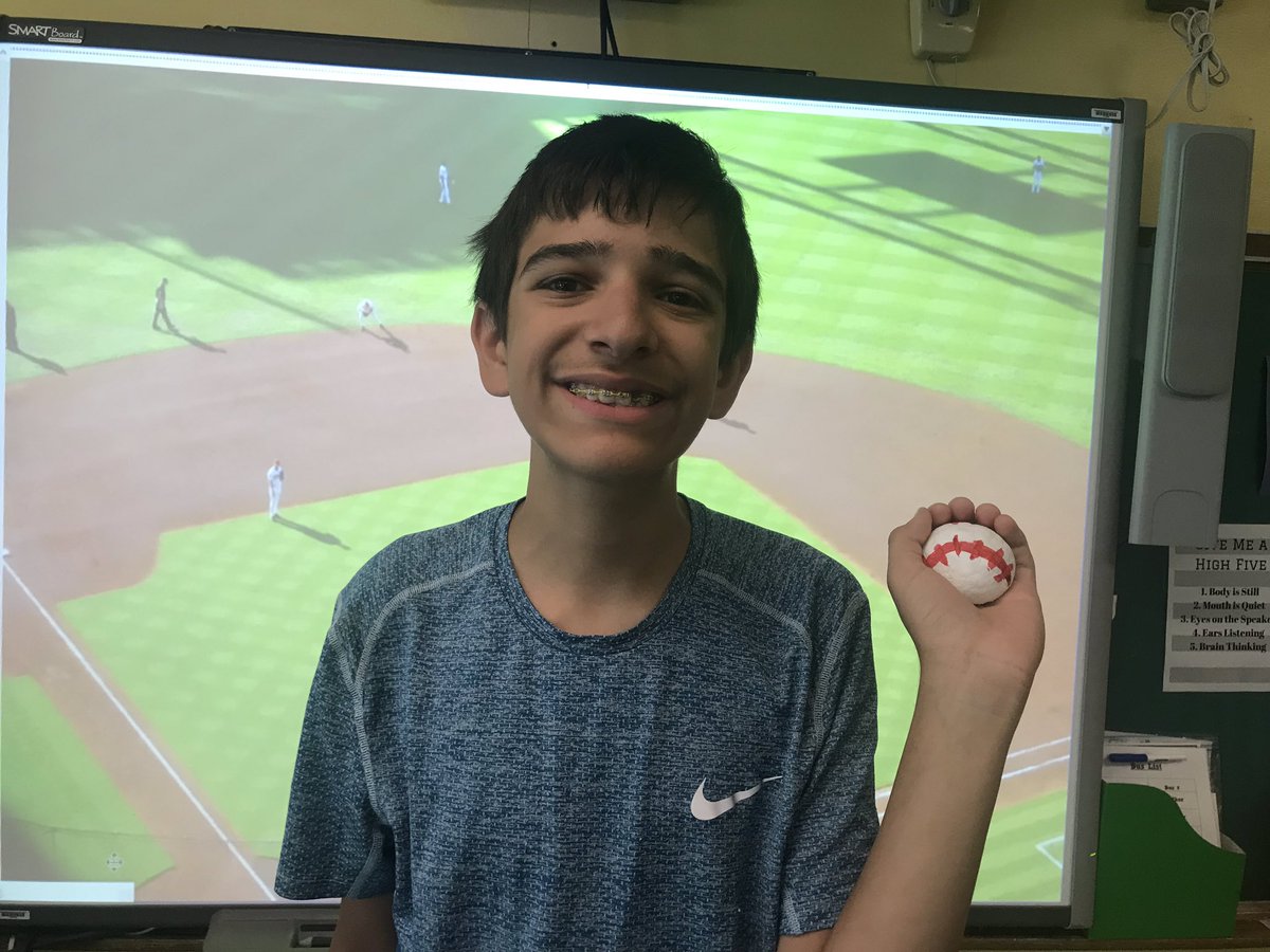 We made baseballs out of air dry clay! <a href="/FdaleSumrUpdate/">JeanMarie Papillo</a>