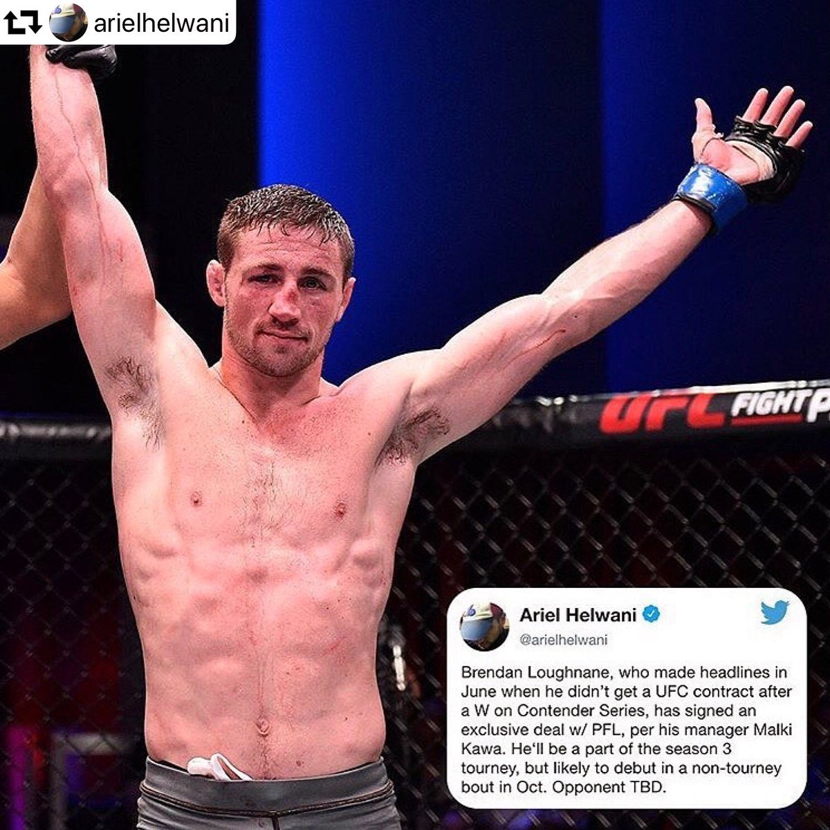 BrendanMMA's tweet photo. I’m a delighted to enter the @ProFightLeague tournament. The thought of fighting multiple times in one night really excites me. Life is about experiences and I am excited to be performing against the highest level of competition in the most prestige arenas on earth 👊🏻 https://t.co/vWf9457BXj