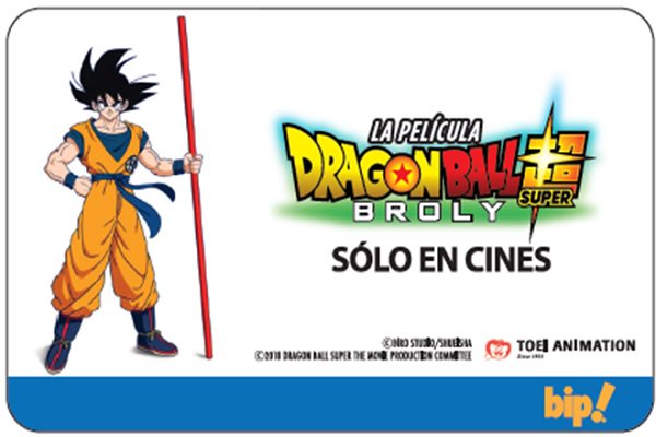 redbipchile's tweet photo. [CONCURSO EXPRESS] Para finalizar tus vacaciones #Redbip! te regala una tarjeta #bip! Dragón Ball Súper Broly con 10 mil pesos de carga. Sólo debes seguirnos y dar RT a esta publicación junto al hashtag #quieromibip! https://t.co/HGPBmfNuot