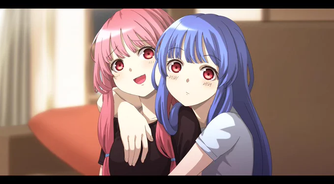 外ではいつもクール系しっかり者キャラで通してたのに夏休みに入って友達が遊びに来たときがっつり姉に甘えてるところを目撃されてしまった葵ちゃん 