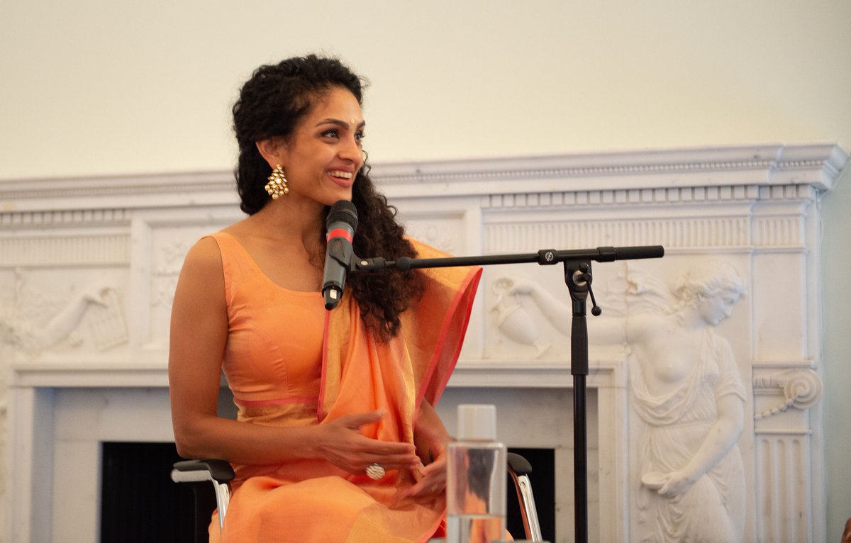 Akademi's tweet photo. Earlier in July we were @asiahousearts for #DanceDialogue 2 with @dancerukmini & @VenaRamphal, discussing Classical Indian Dance's Contemporary Relevance. Images by @sbsrichardson and full event on out YouTube! Supported by @ace_national + Cockayne / London Community Foundation. https://t.co/IFYDRYEvys