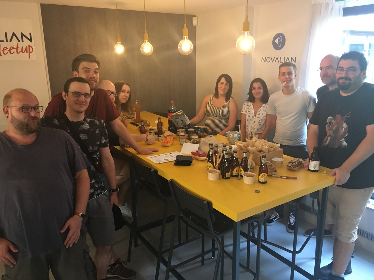 [#LifeAtNovalian] Ce soir c’est Apéro pour la Team Novalian 👌🏻