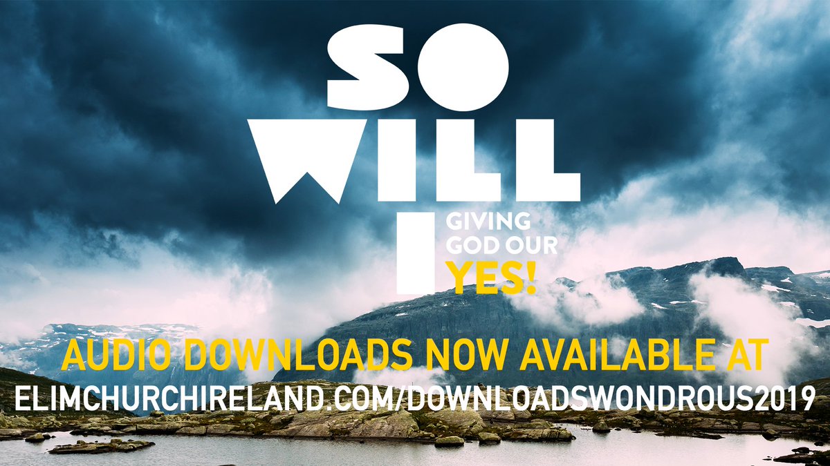 WONDROUS AUDIO DOWNLOADS 2019

Downloads are now available at elimchurchireland.com/downloadswondr…

#WondrousEbwi #WeAreWondrous