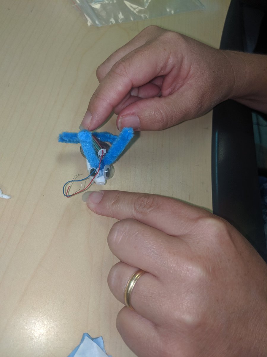 Creating "Brushtronic Bug" robots at #iegooglecamp 2019! <a href="/rcoe/">RivCo Office of Education</a> <a href="/MenifeeUSD/">Menifee USD</a> <a href="/GarnerHoltEtI/">Garner Holt Education through Imagination</a>