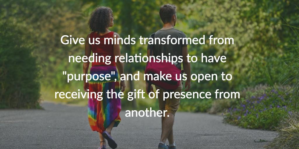 joininggod's tweet image. #JoiningGod involves us becoming a people who value relationships for their own sake rather than whatever outcomes we might desire. May be we be open to receiving from another the gift of presence this day. #liturgy #steppingout #loveyourneighbour
joininggod.org/stepping-out/