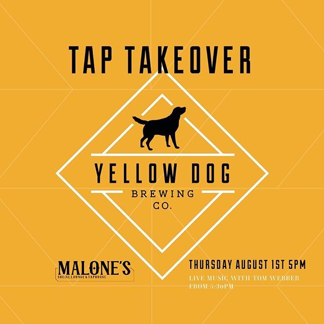 MalonesVan's tweet photo. First Thursday in August 🍻
Live music, good food and @yellowdogbeer 🤩
#craftbeer #taptakeover #malonesvan #beer https://t.co/tD55f92vyy