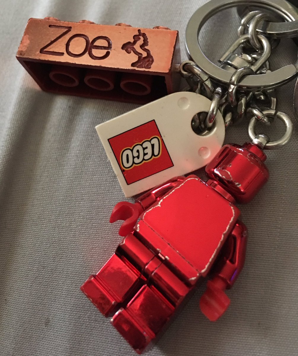 A LEGO brick my gf got me at Disneyland and my LEGO VIP keychains 